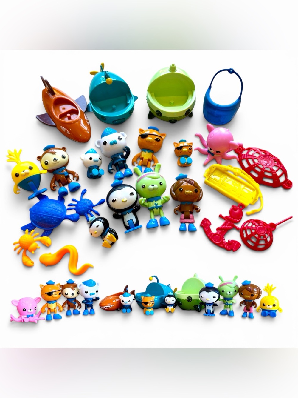 Octonauts Large Lot Octonauts Figurines Vehicles & Sea Creatures & Accessories